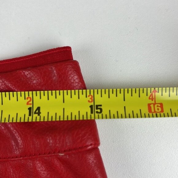 Olivaceous Red Vegan Mini Skirt size Small - Picture 4 of 9